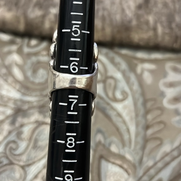 .925 Sterling silver Filagree Statement Ring - Picture 2 of 5